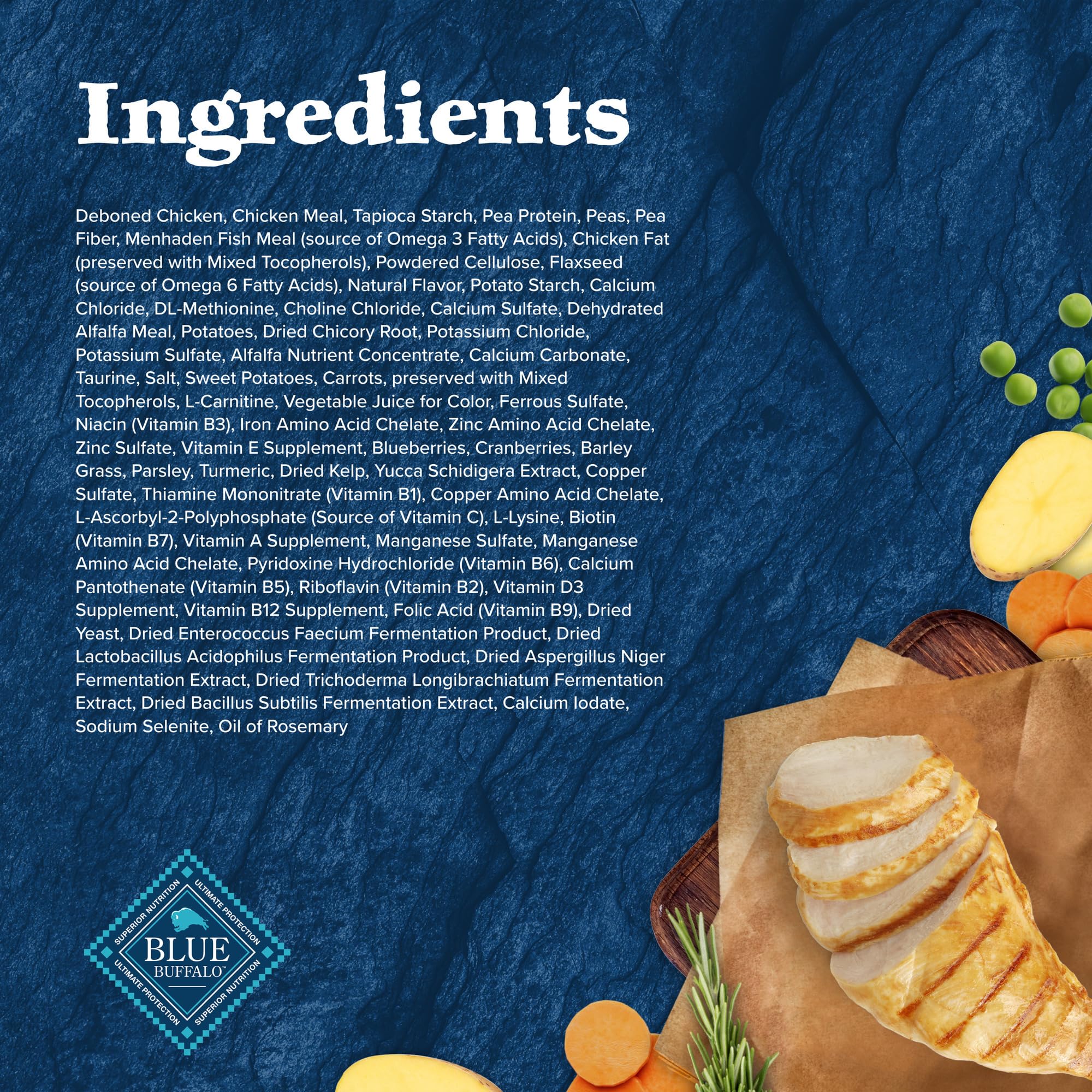 Weight-management focus with balanced calories in Blue Wilderness for adult cats