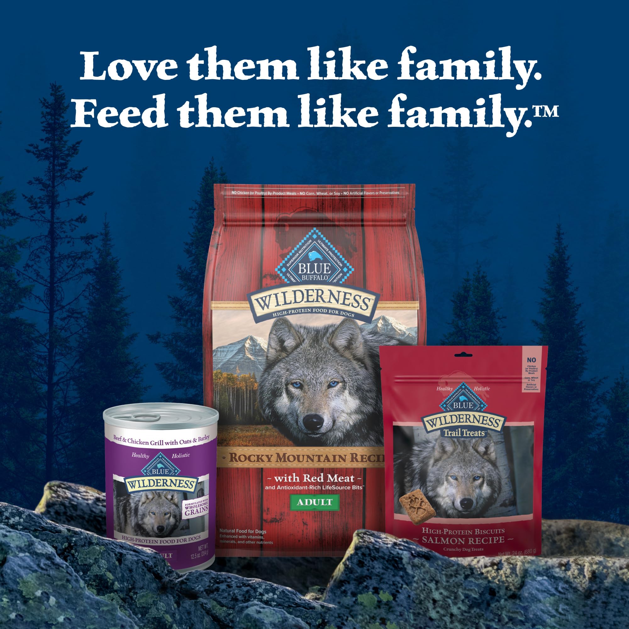 Blue Buffalo Wilderness Wild Bones 10-ounce bag close-up