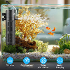 BlueYu media assembly highlighting dual-layer filtration for debris removal.