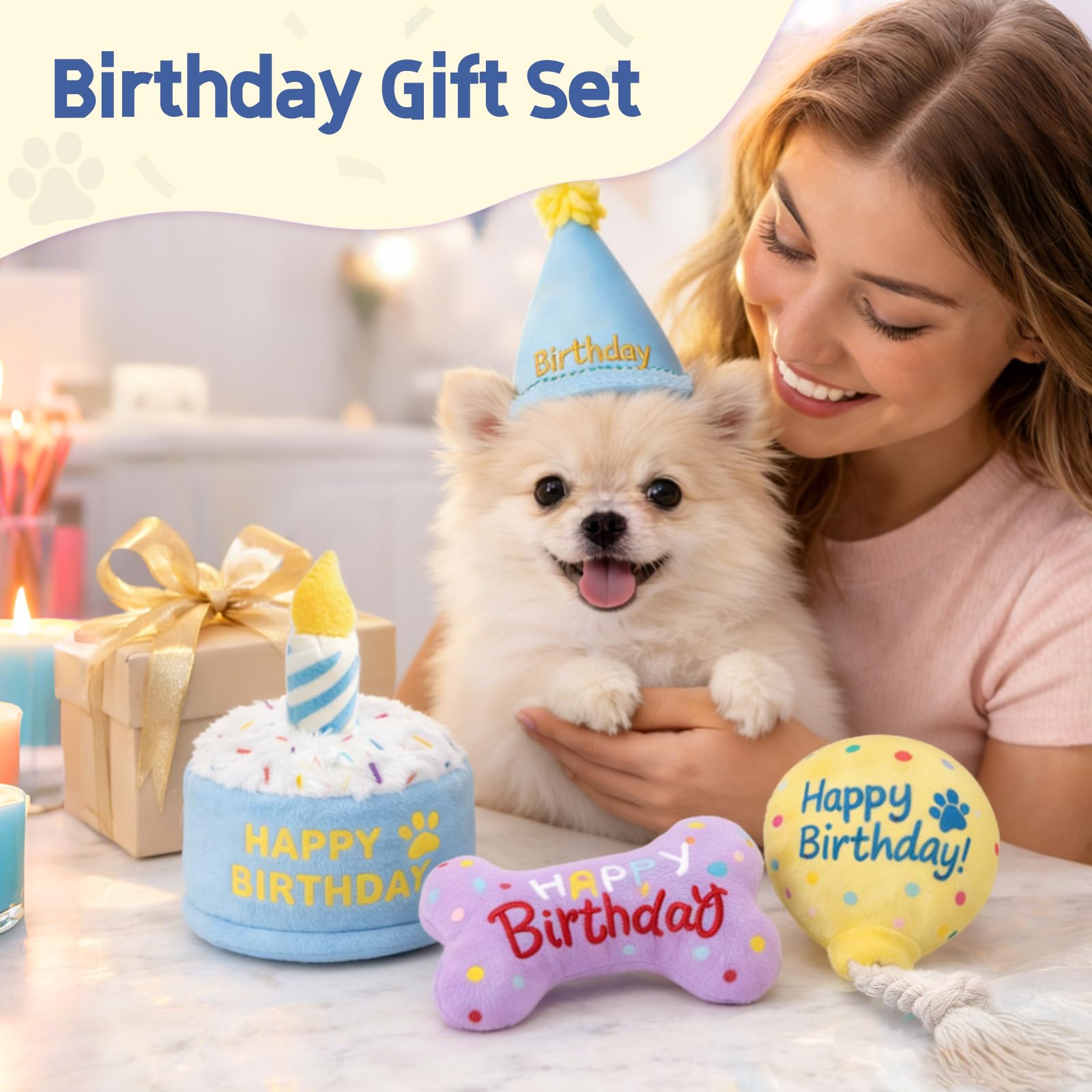 BluPup birthday gift set keeps pups entertained and adds charm to celebrations