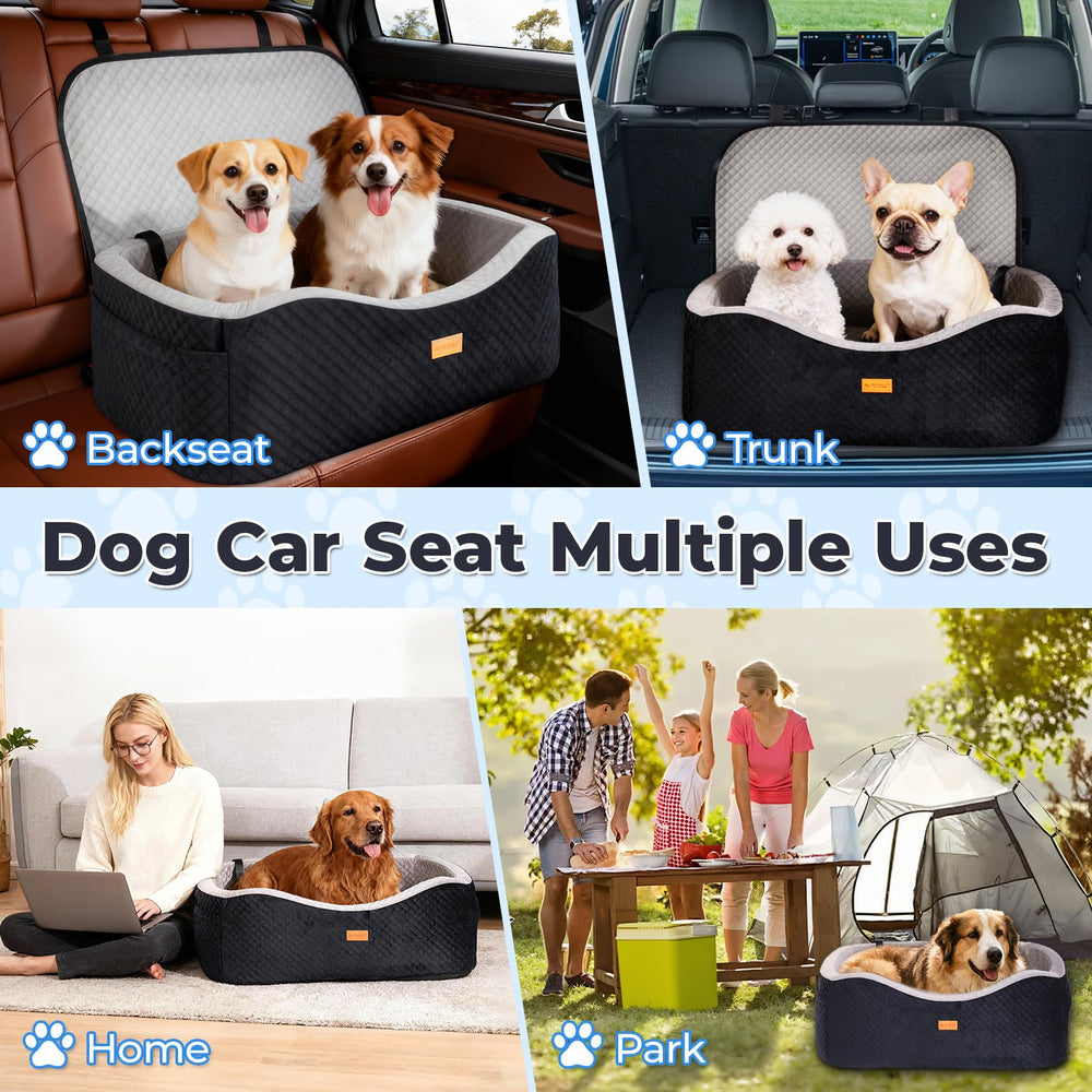 BLVRYVIO backrest design and portable setup for versatile car use.
