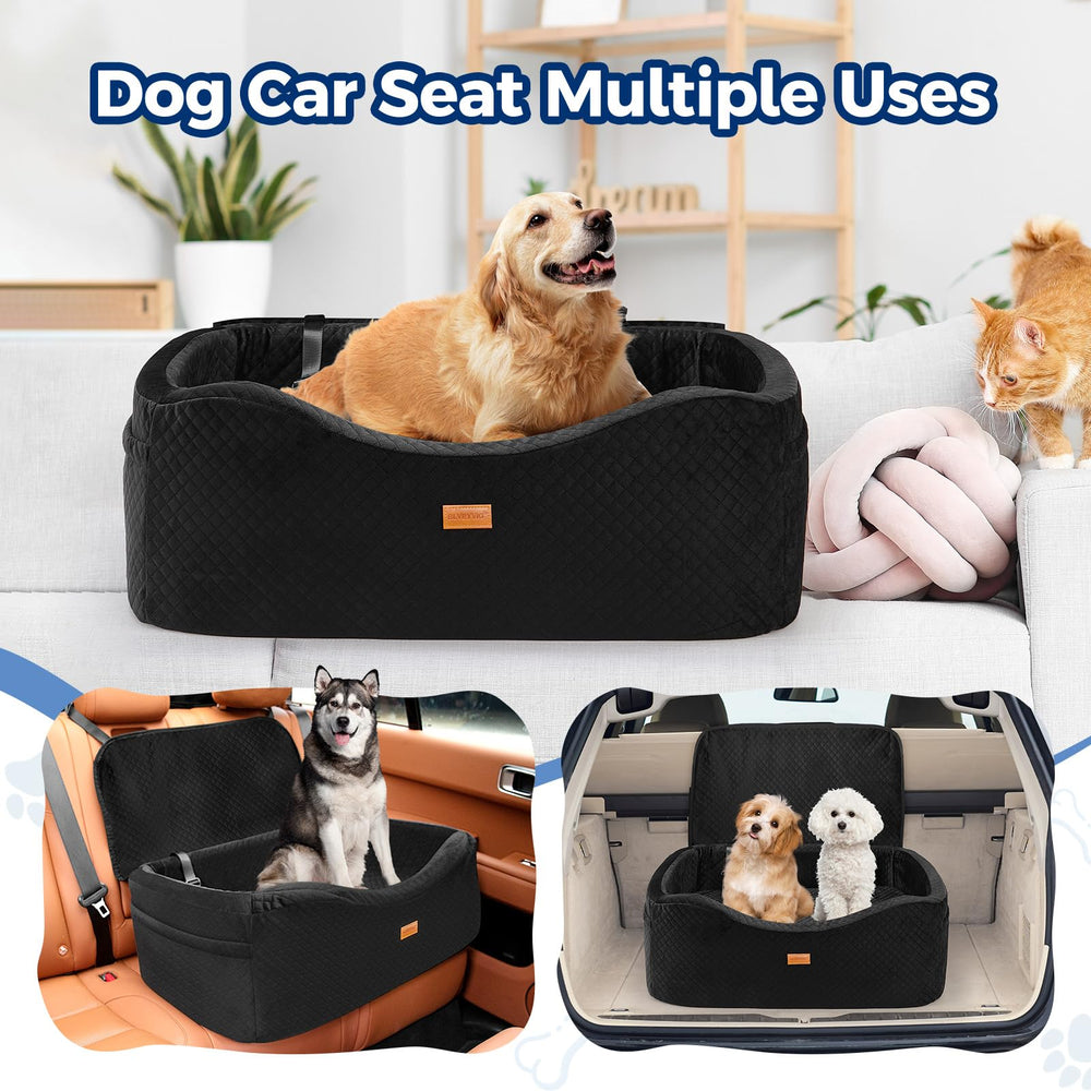 BLVRYVIO side pockets store treats and toys within easy reach.