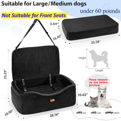 BLVRYVIO triple-safety-belts keep your canine safely contained during drives.