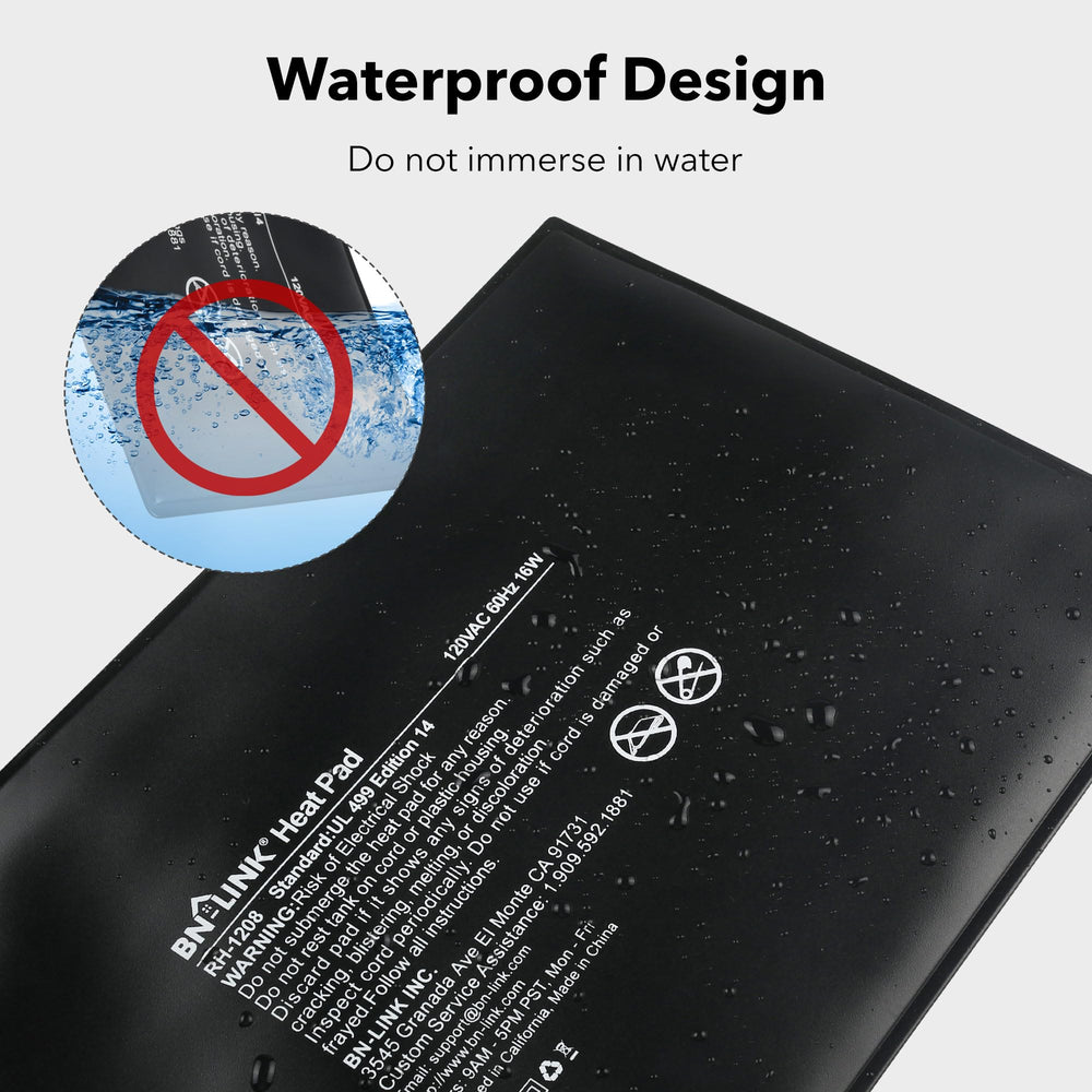 BN-LINK durable reptile heating pad digital display close-up showing temperature control.