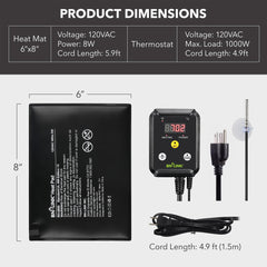 BN-LINK indicator lights show heating and power status in low light