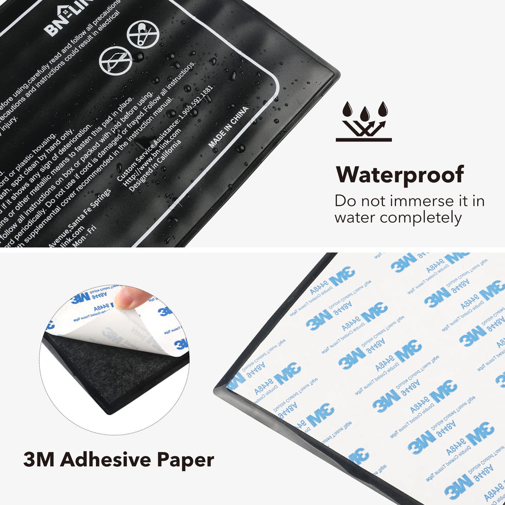 BN-LINK heating pad waterproof material is easy to clean