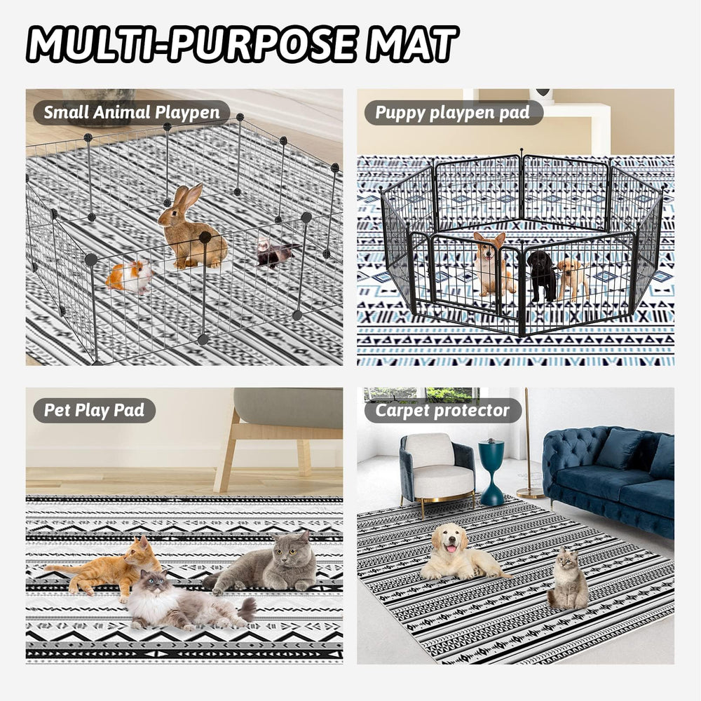 BNOSDM cat crate pad keeps litter areas tidy and cozy.