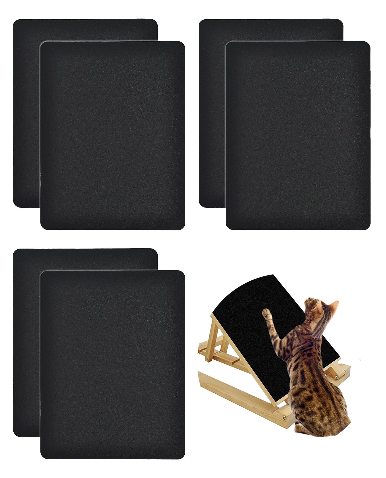 BNOSDM cat-scratch-sandpaper-6-pack: durable nail filing for scratch boards.