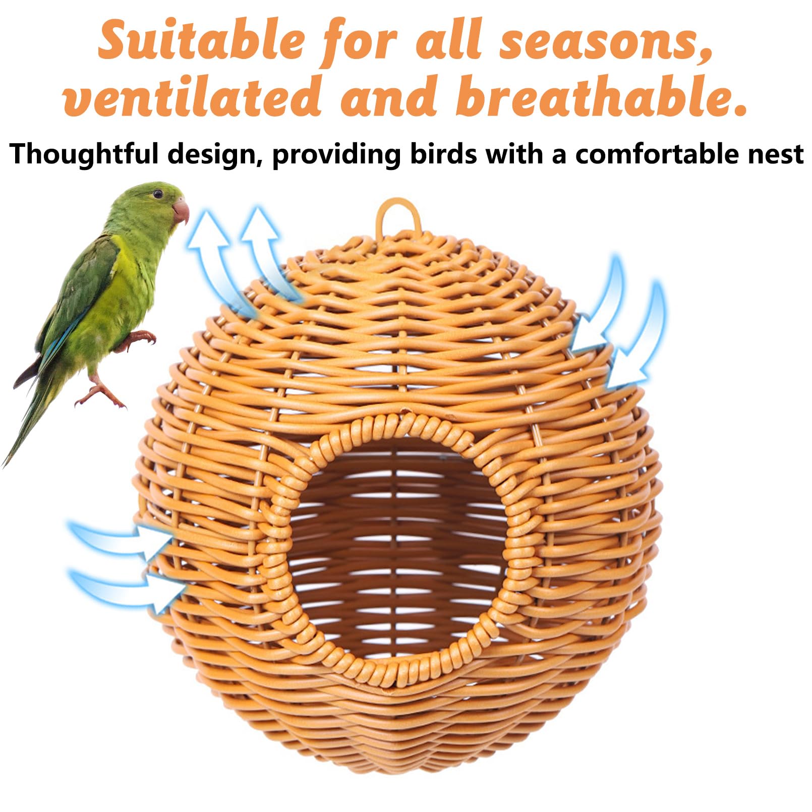 BNOSDM cozy-rest-space-for-birds supports restful naps and lounging.
