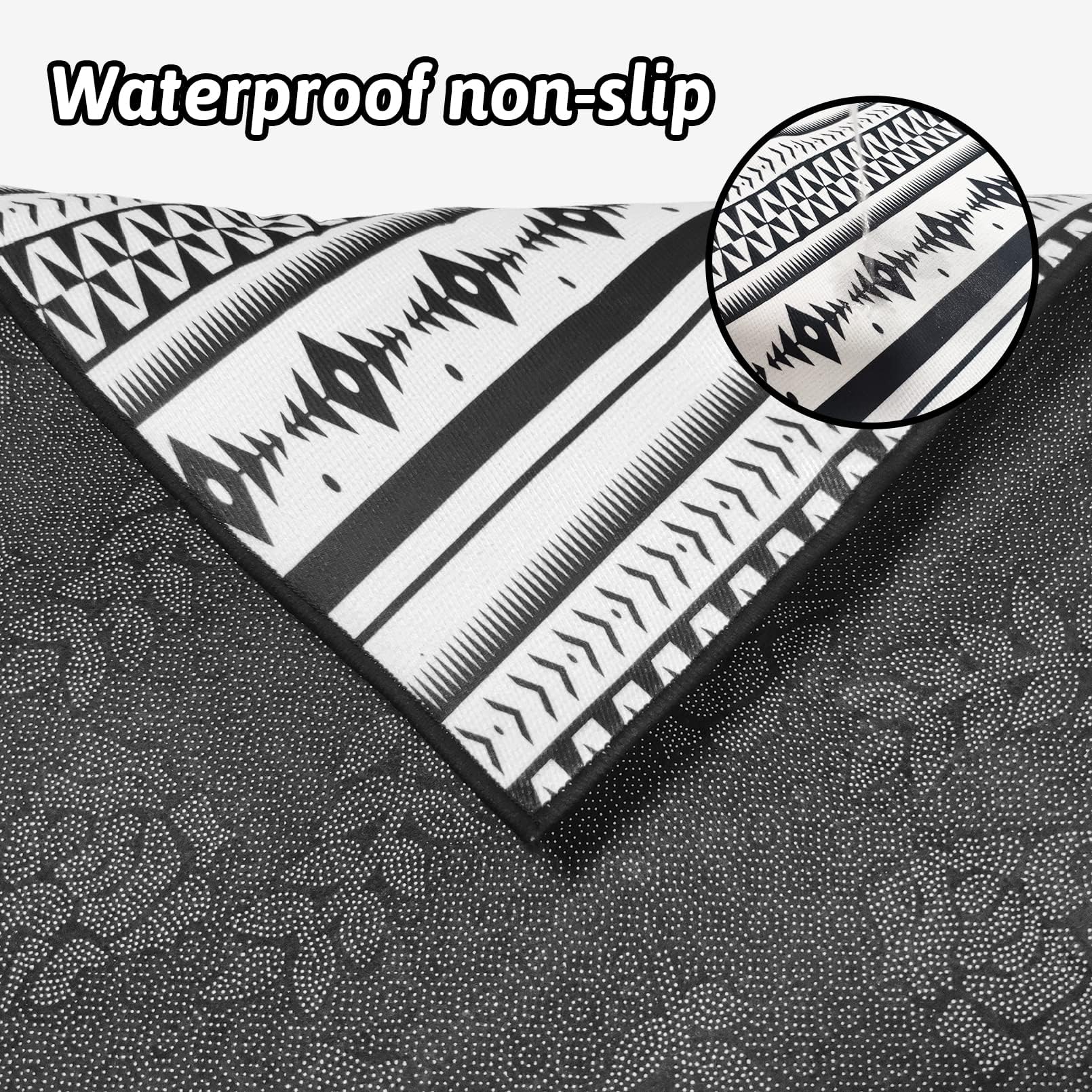 BNOSDM dog kennel rug adds comfort during naps and travel.