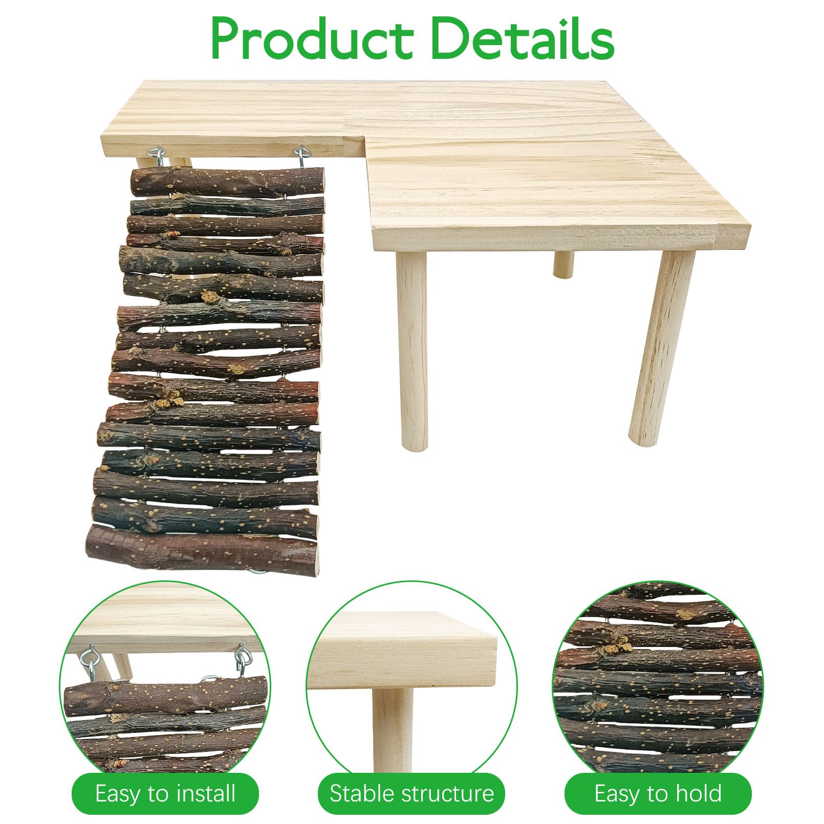 BNOSDM durable wooden construction ensures long-lasting reptile habitat.