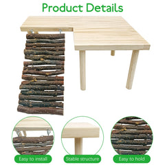 BNOSDM durable wooden construction ensures long-lasting reptile habitat.
