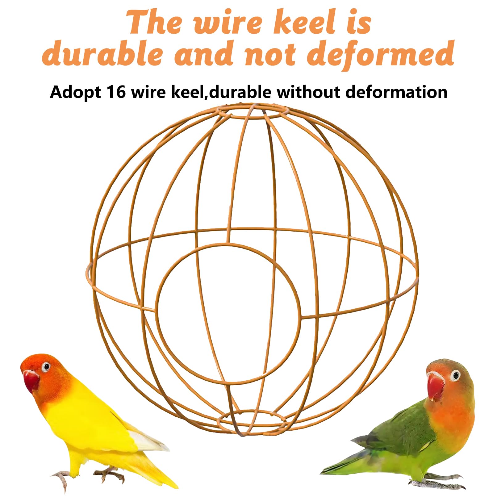 BNOSDM hanging-bird-nest fits various cages for versatile placement.
