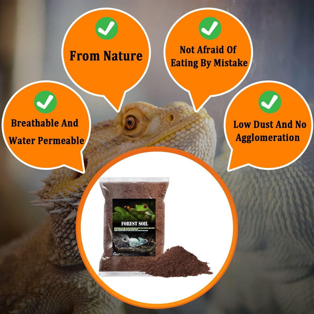 BNOSDM Reptile Soil Substrate 5-liter pack details for bedding needs