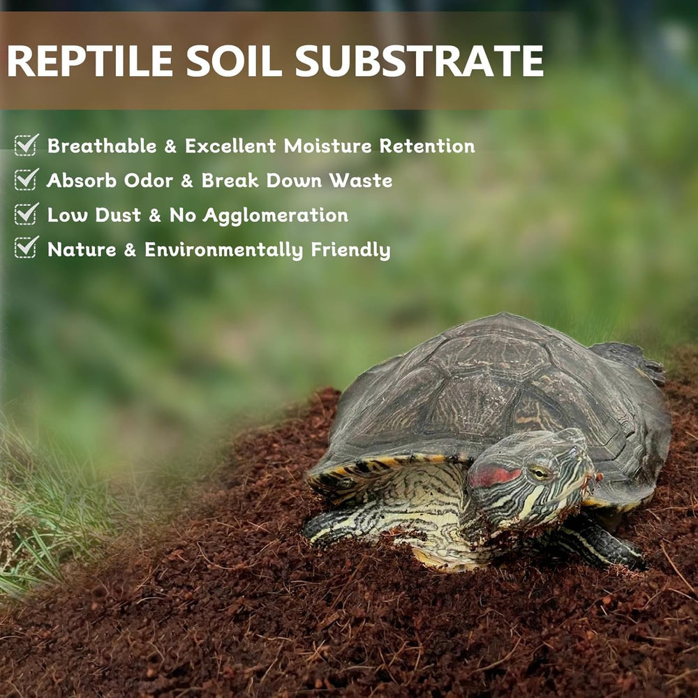 BNOSDM reptile soil substrate close-up fluffy strands for digging.