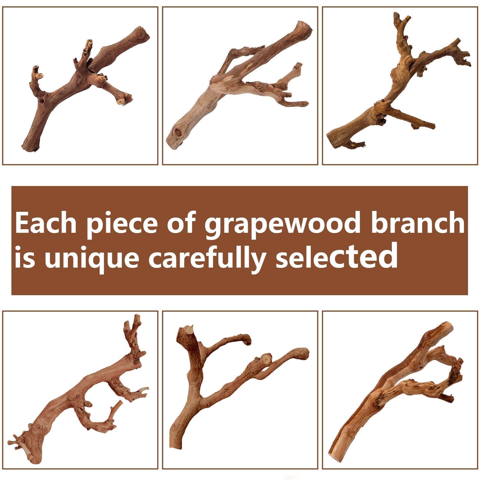 BNOSDM reptile wood branch pair boosts habitat variety and decor value