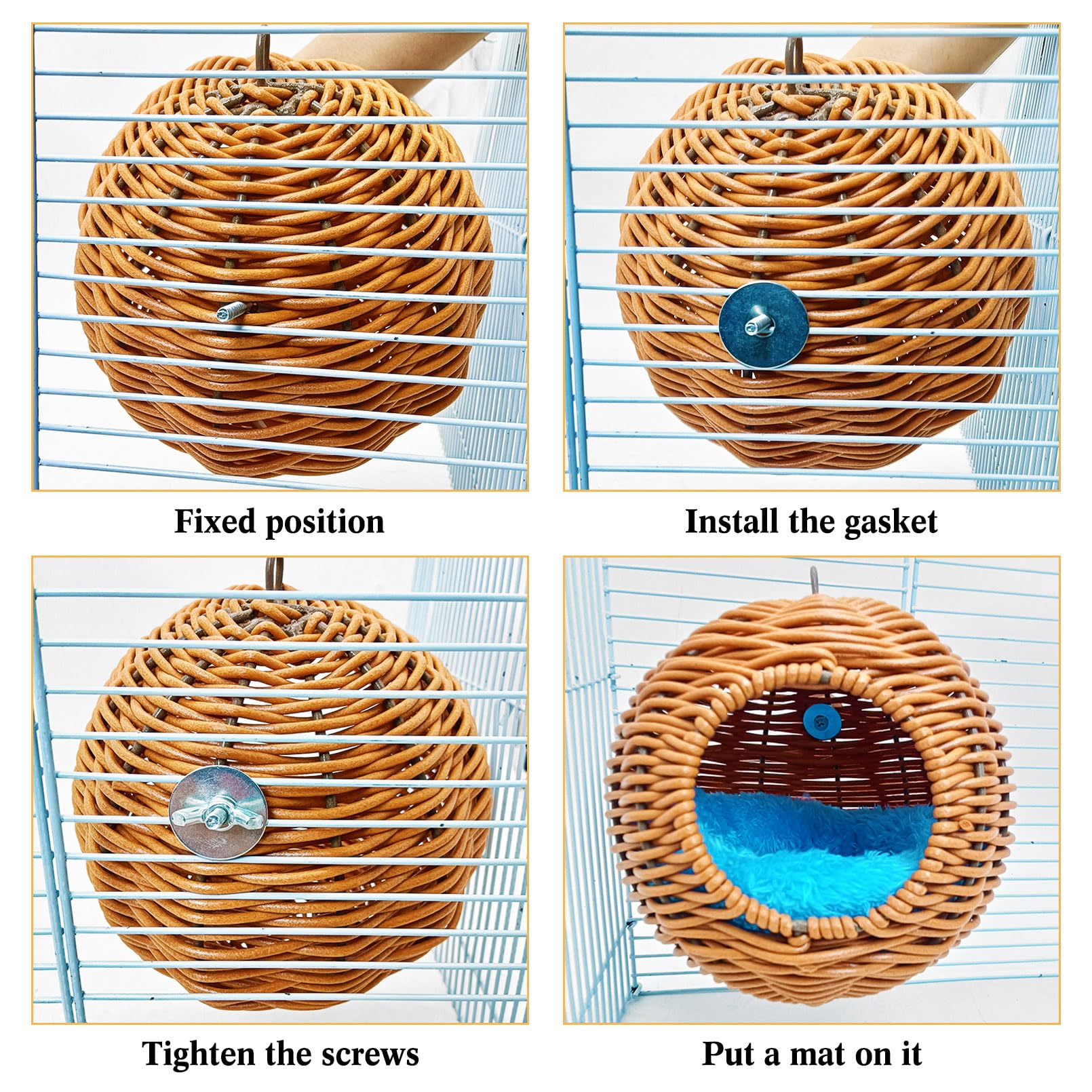 BNOSDM safe-durable materials keep cleaning quick and the nest sturdy.