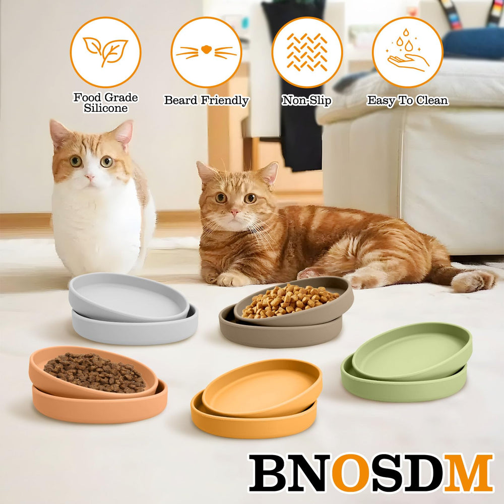 BNOSDM silicone bowl serves as versatile home and travel feeding option.