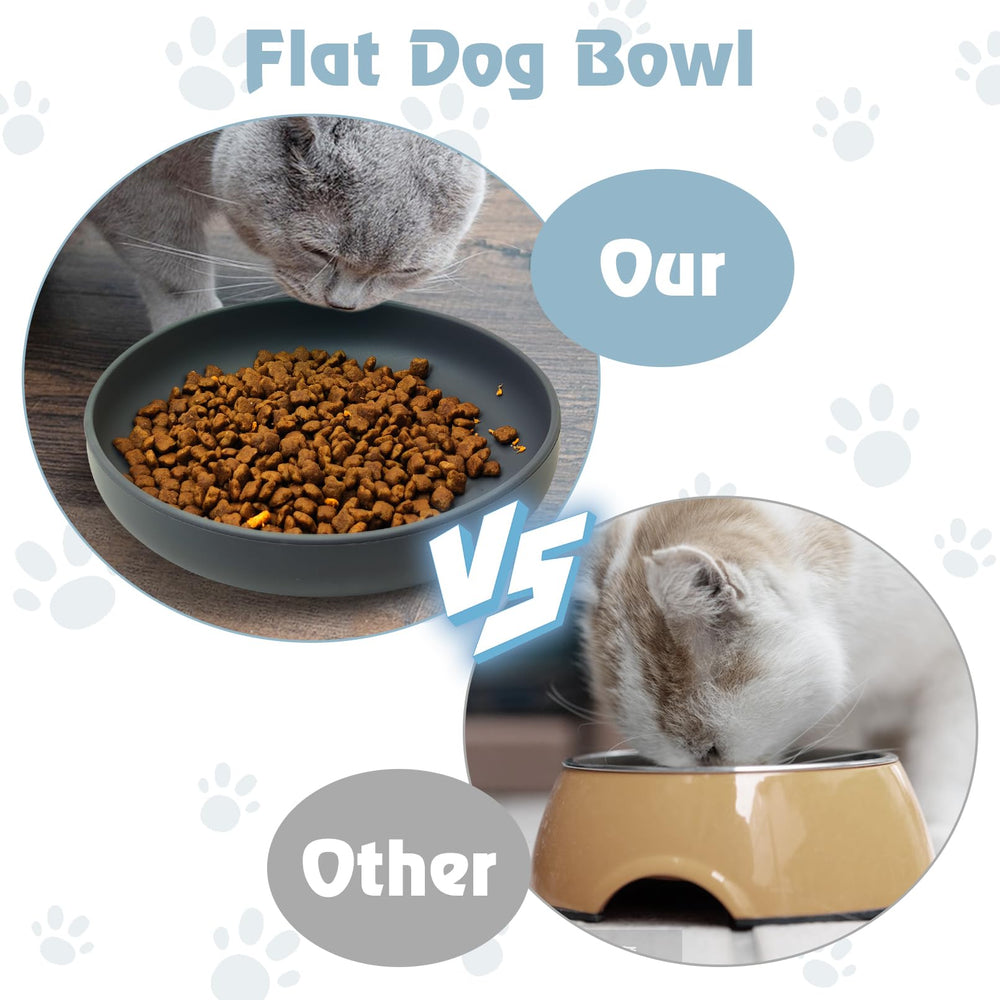 BNOSDM silicone dog bowl heat-resistant from -40°C to 230°C for versatility.