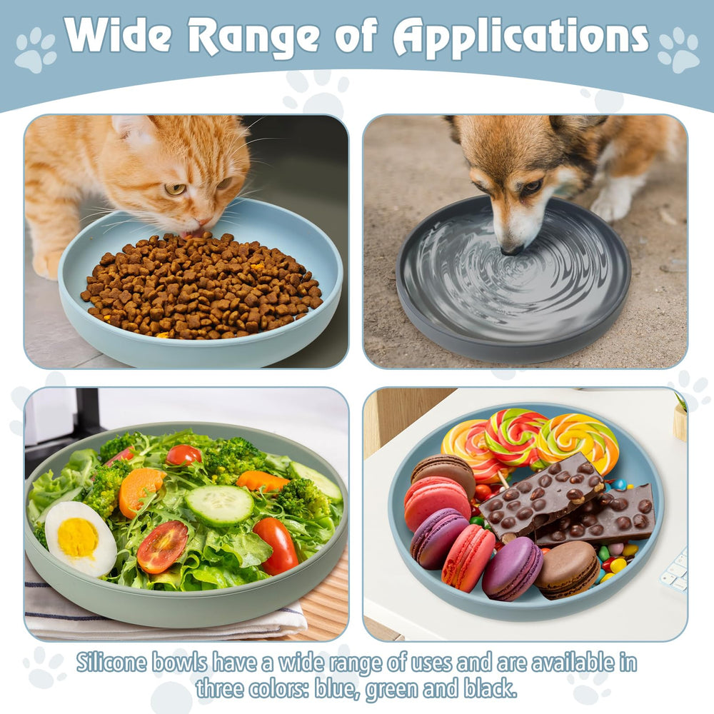 BNOSDM silicone dog bowl multi-use kitchenware for snacks or salads.