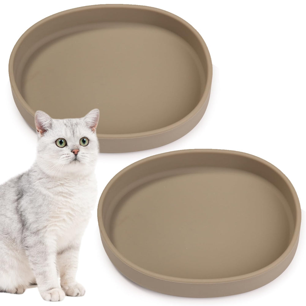 BNOSDM silicone pet food plate non-slip for stable meals.