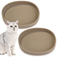BNOSDM silicone pet food plate non-slip for stable meals.