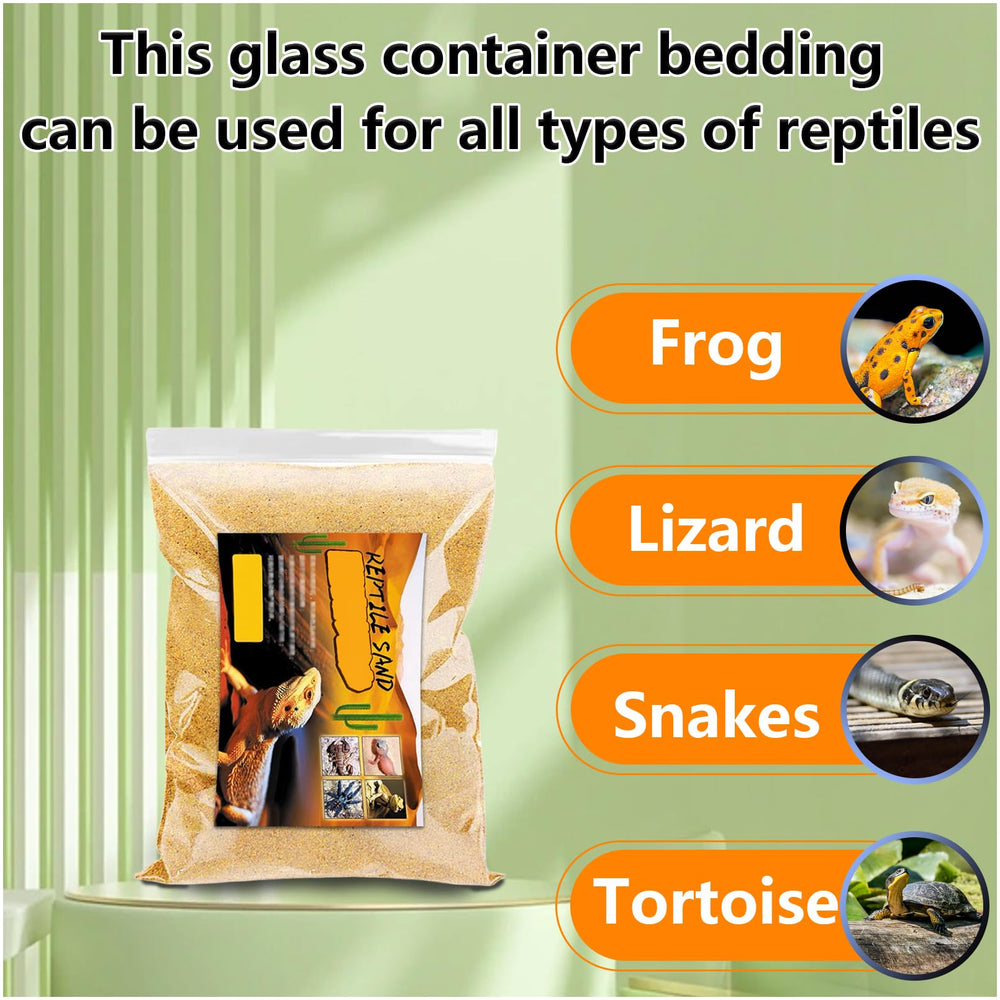 BNOSDM reptile sand snake substrate for safe, easy cleanup