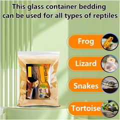 BNOSDM reptile sand snake substrate for safe, easy cleanup