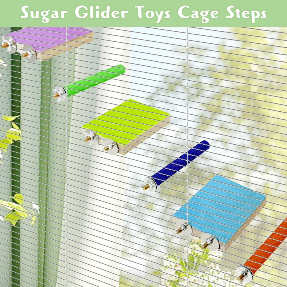 BNOSDM sugar glider stand perch arrangement provides varied climbing routes