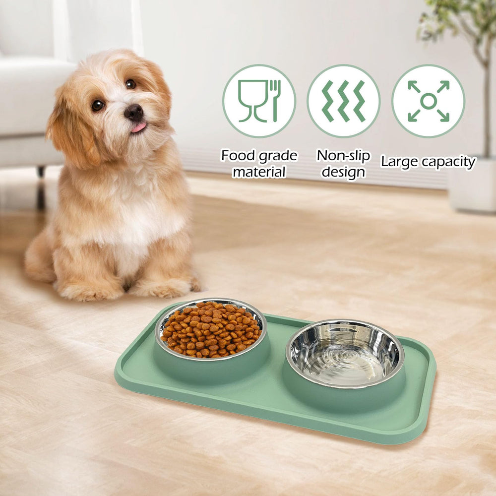 BNOSDM three-color bowls add versatile style for pets.