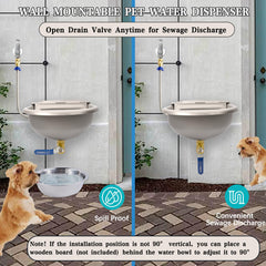 Boajf hose quick connect fitting enables fast setup.