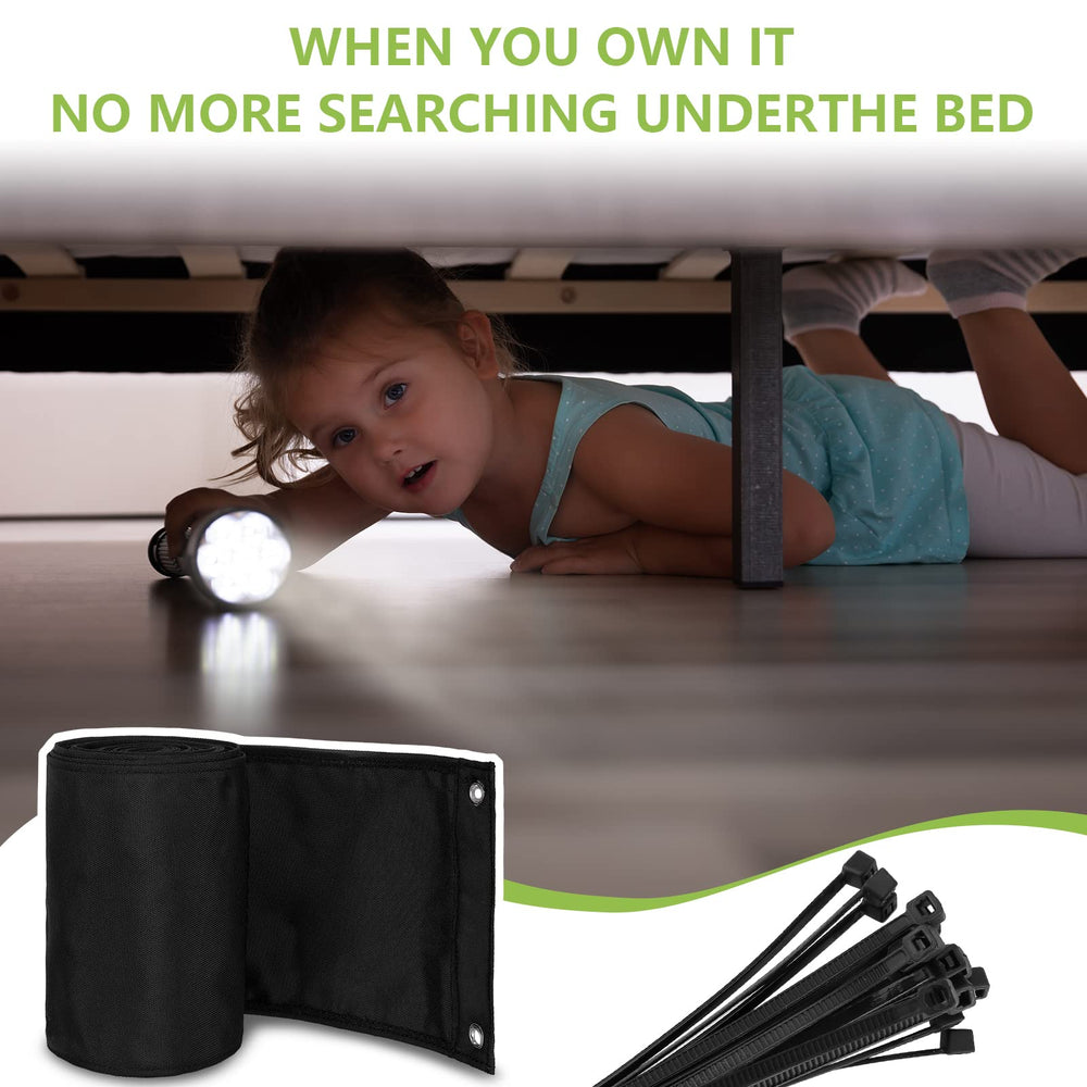 Boao 220x6 inch blocker fits beds with legs up to 16 cm.