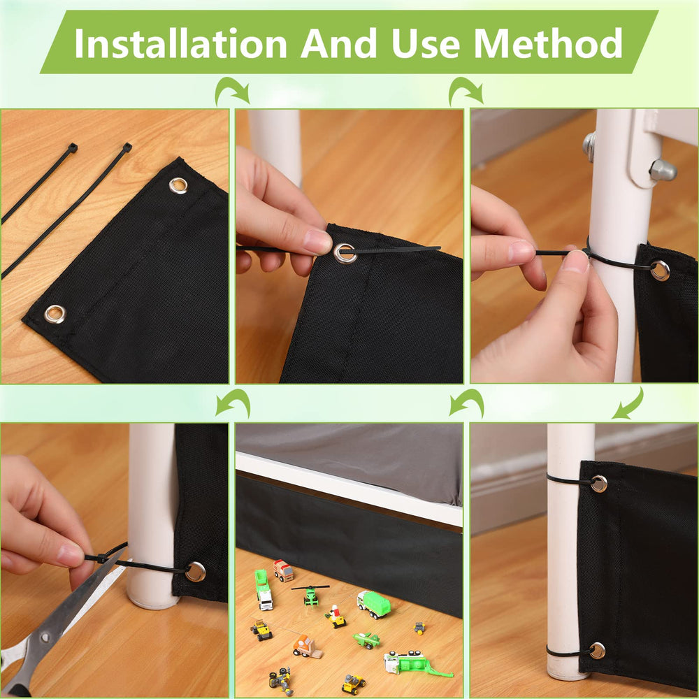 Boao bed blocker under couch helps keep floors clean.