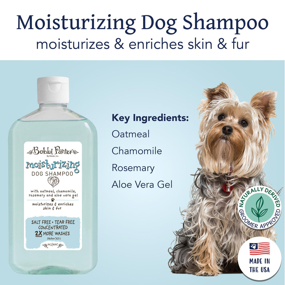 Aloe vera gel alongside Bobbi Panter shampoo to soothe and cleanse
