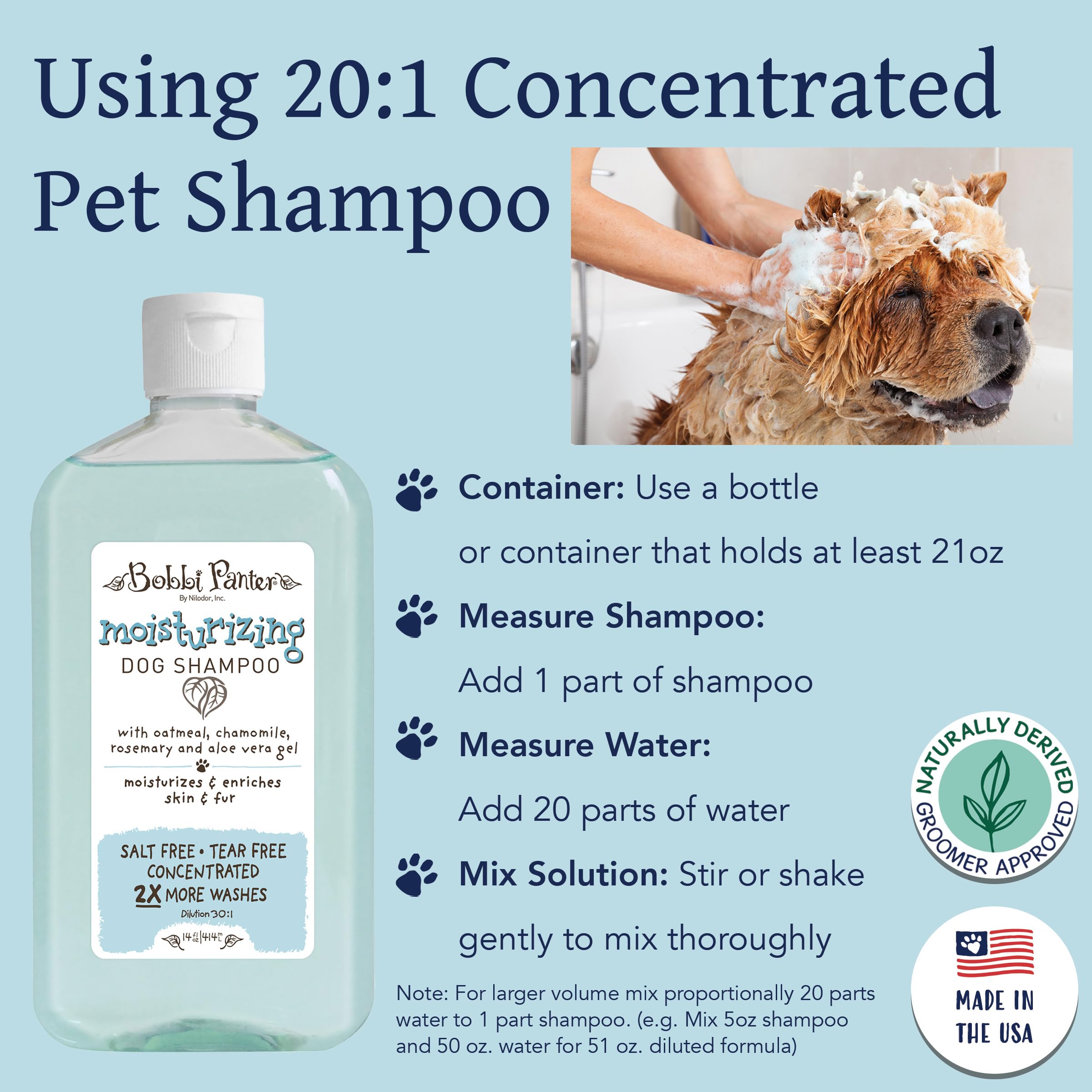 Rosemary sprig near the Bobbi Panter shampoo for conditioning care
