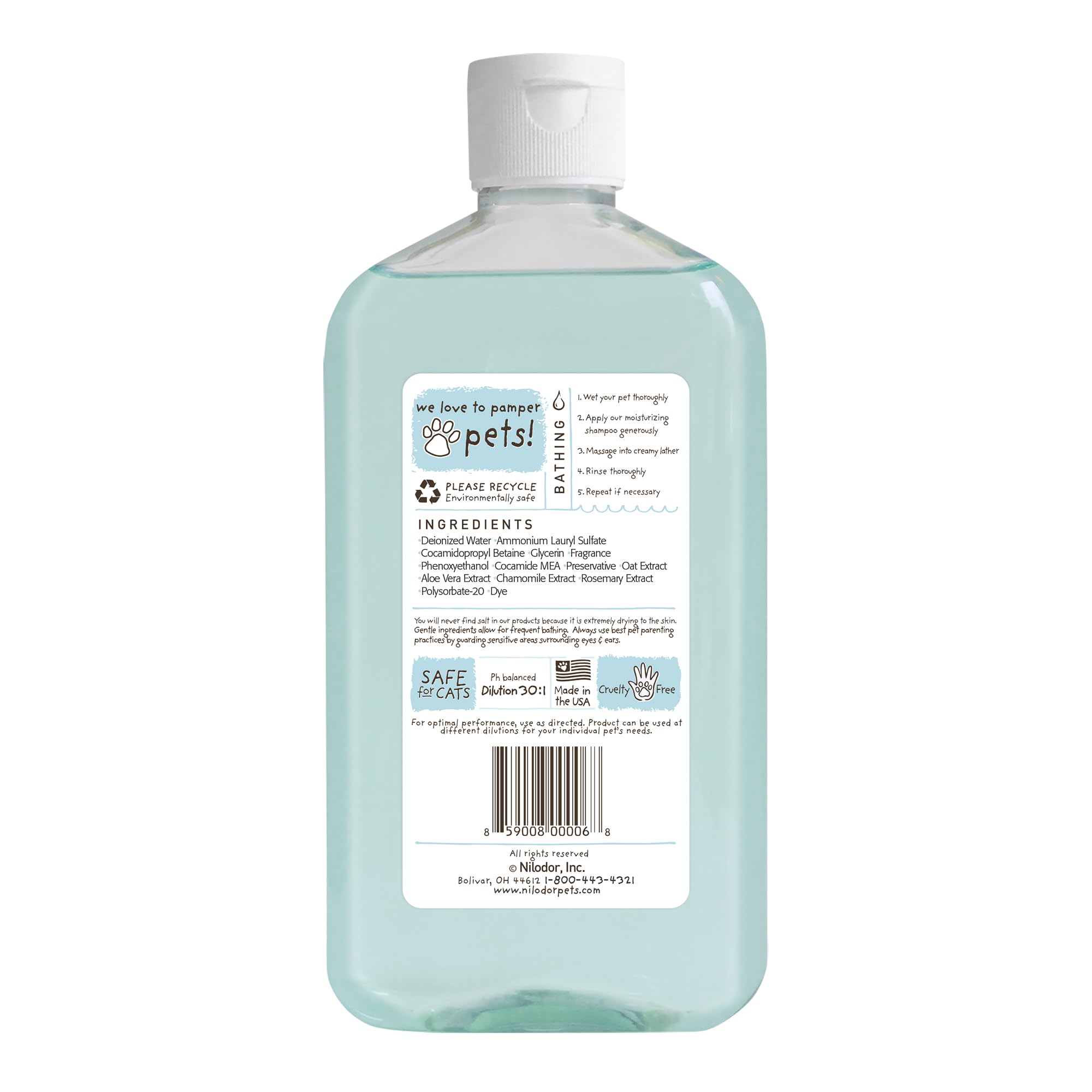 Tear-free action of Bobbi Panter shampoo in a bath scene