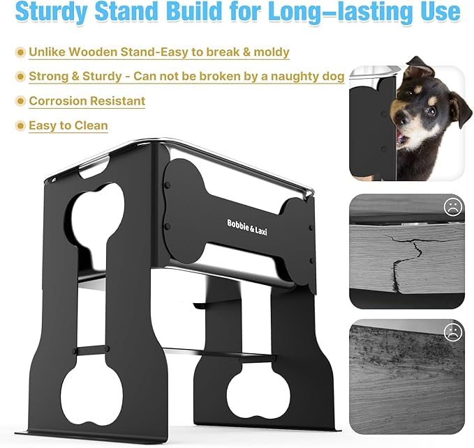 Bobbie & Laxi anti-slip base prevents tipping during energetic drinking.