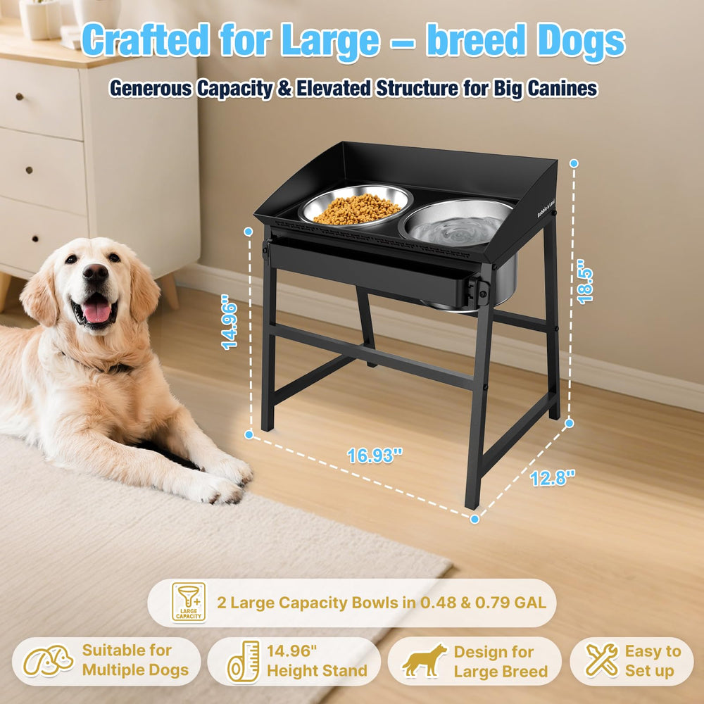 Bobbie & Laxi chew-resistant metal frame offers lasting durability for large dogs.
