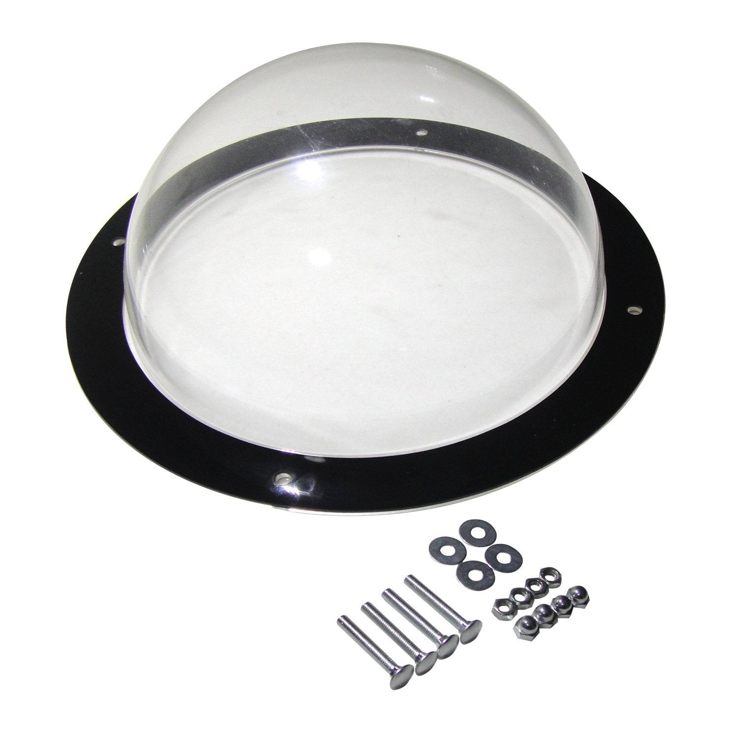 BobbyPet won’t yellow acrylic dome in outdoor conditions