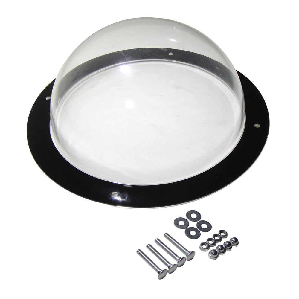 BobbyPet won’t yellow acrylic dome in outdoor conditions