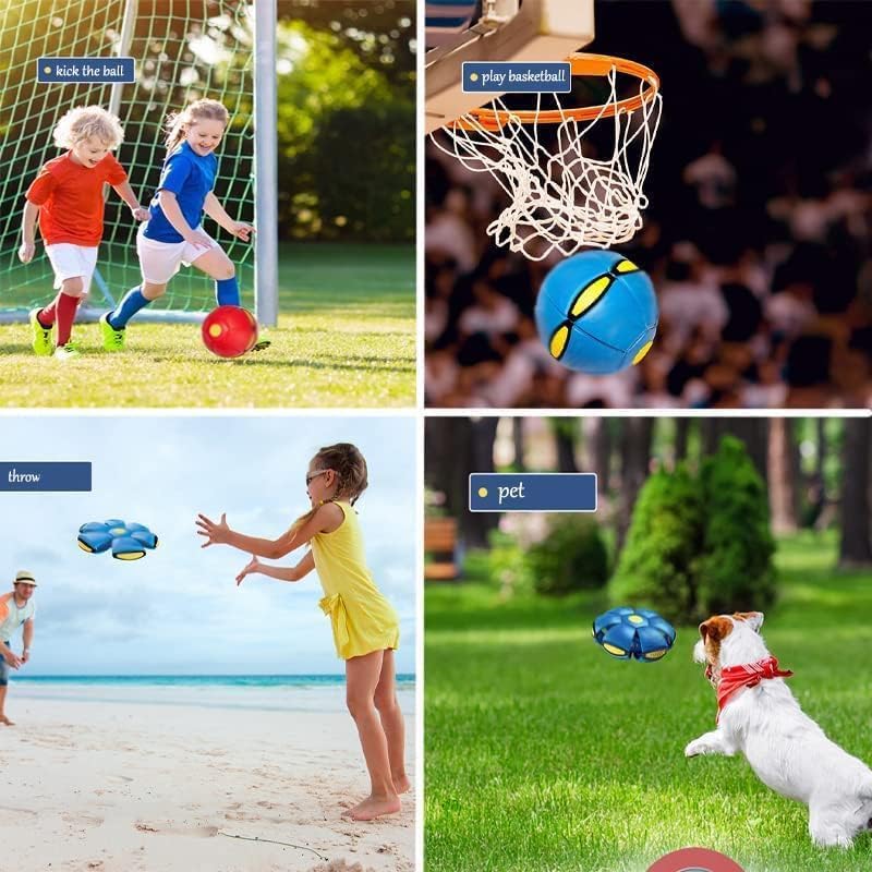 Bobcow Doggy Disc Ball dual forms switchable by pressing the yellow dot