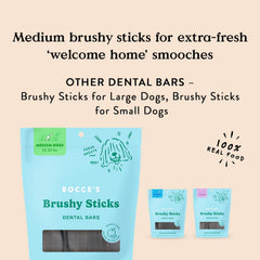 Bocce’s Bakery Brushy Sticks are proudly baked in the USA with simple ingredients.