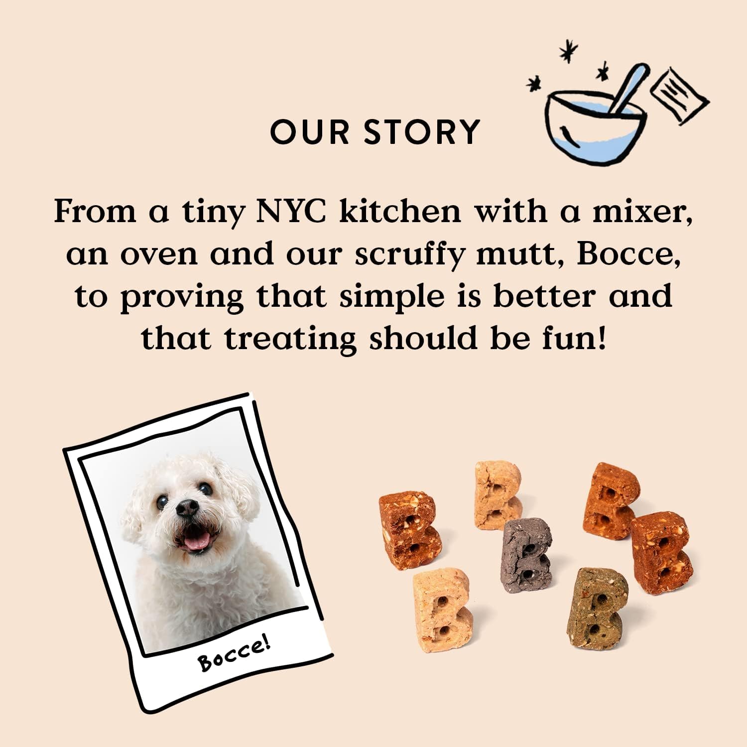 Wheat free, corn free, and soy free Bocce's Bakery treats.