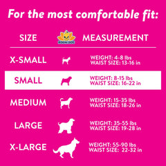 Bodhi Dog diapers show wetness indicator signaling when a change is needed.