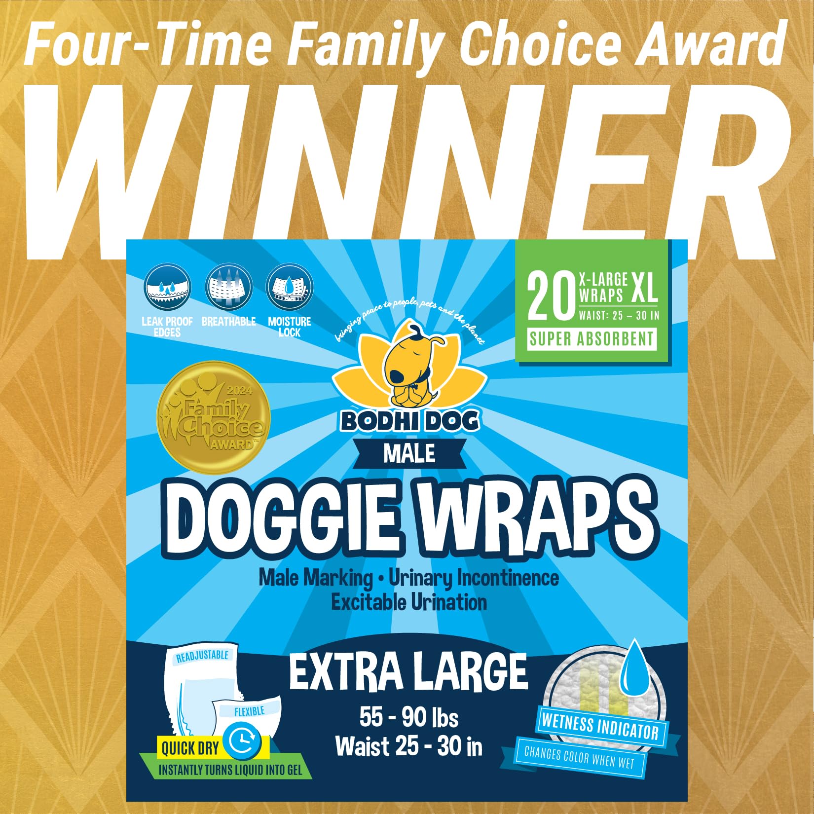 Bodhi Dog diapers close-up reveals ultra-absorbent core