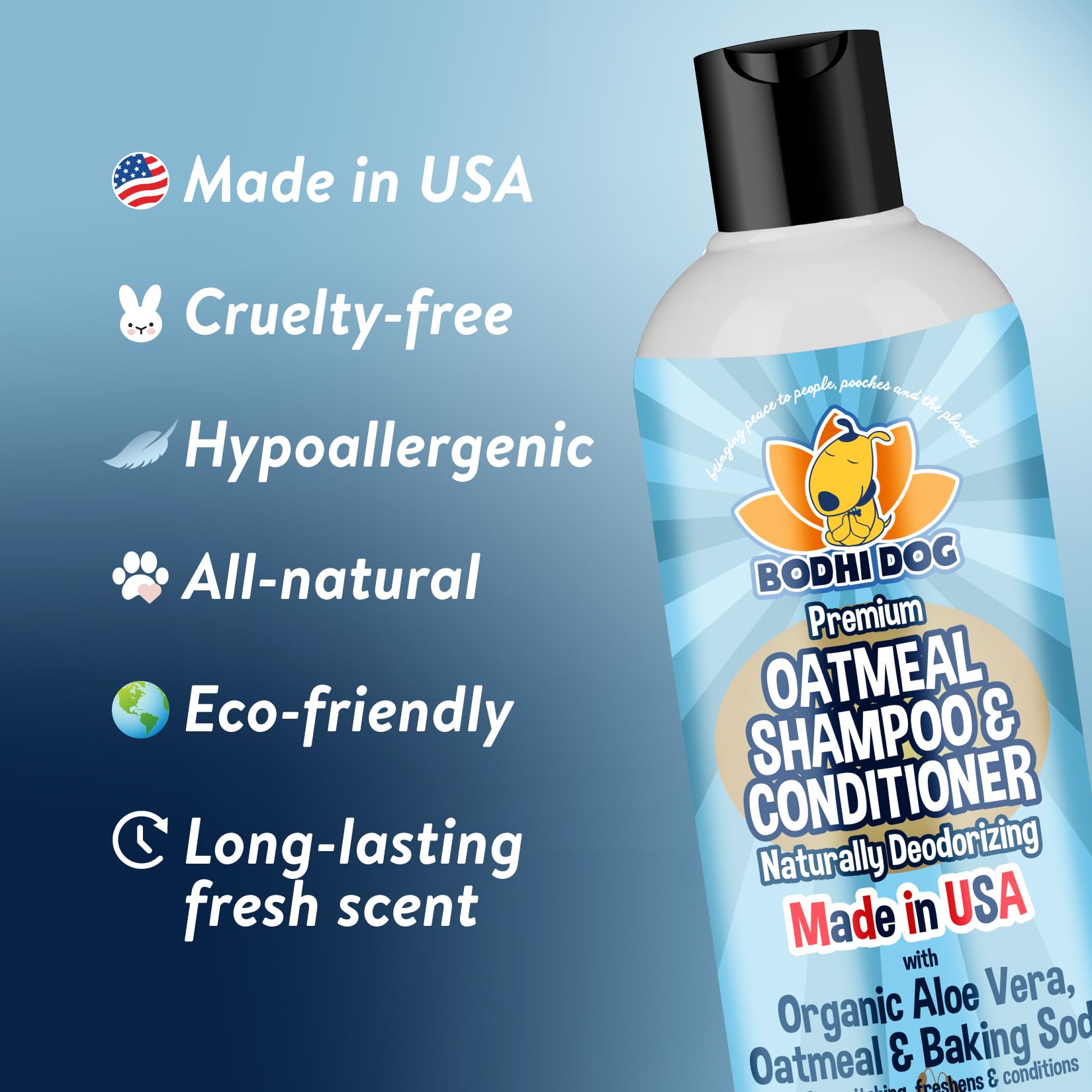 Pet enjoying a quick spritz from Bodhi Dog cologne after outdoor play