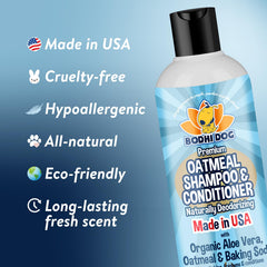 Pet enjoying a quick spritz from Bodhi Dog cologne after outdoor play