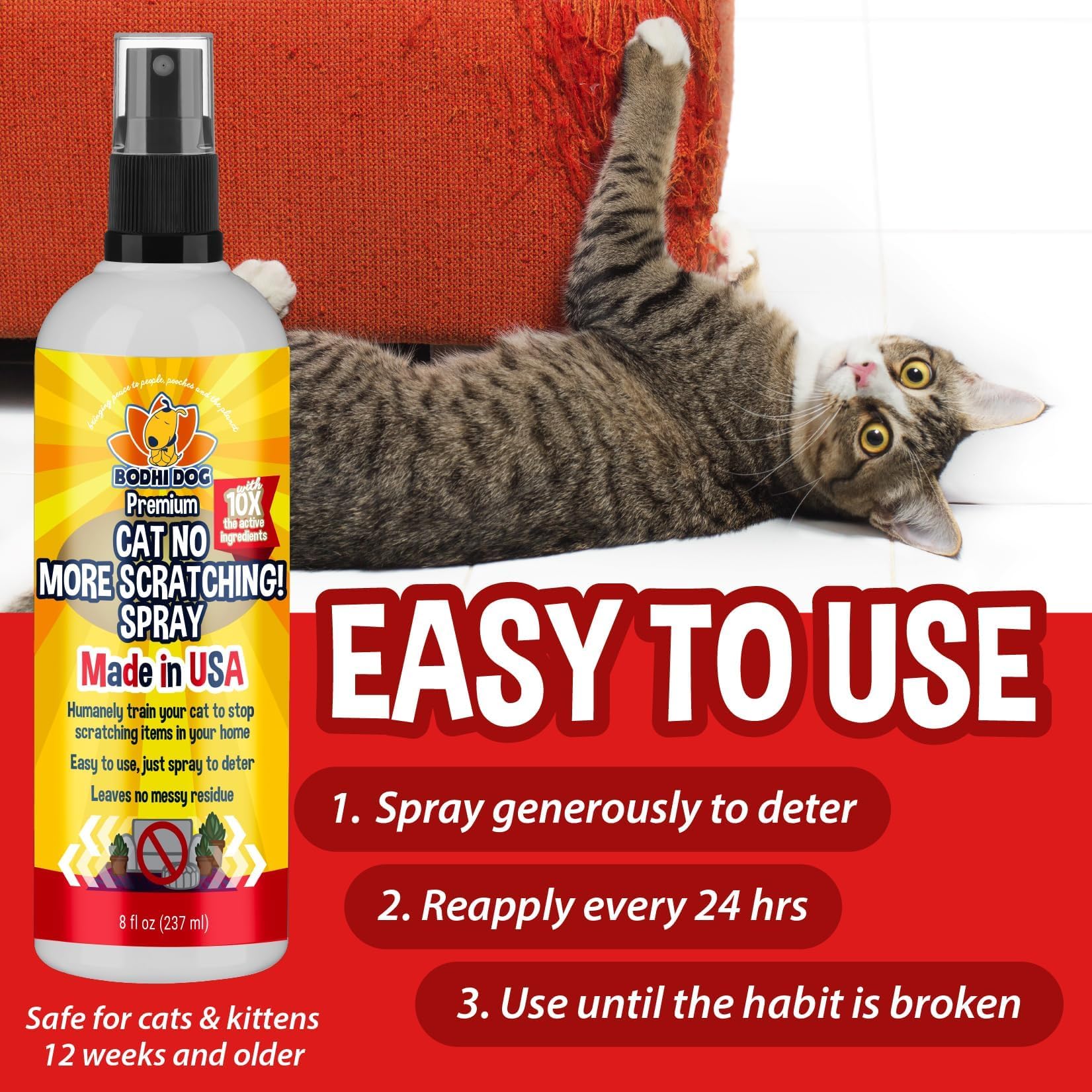 Bodhi Dog garden plants protection deters cats from scratching outdoors.