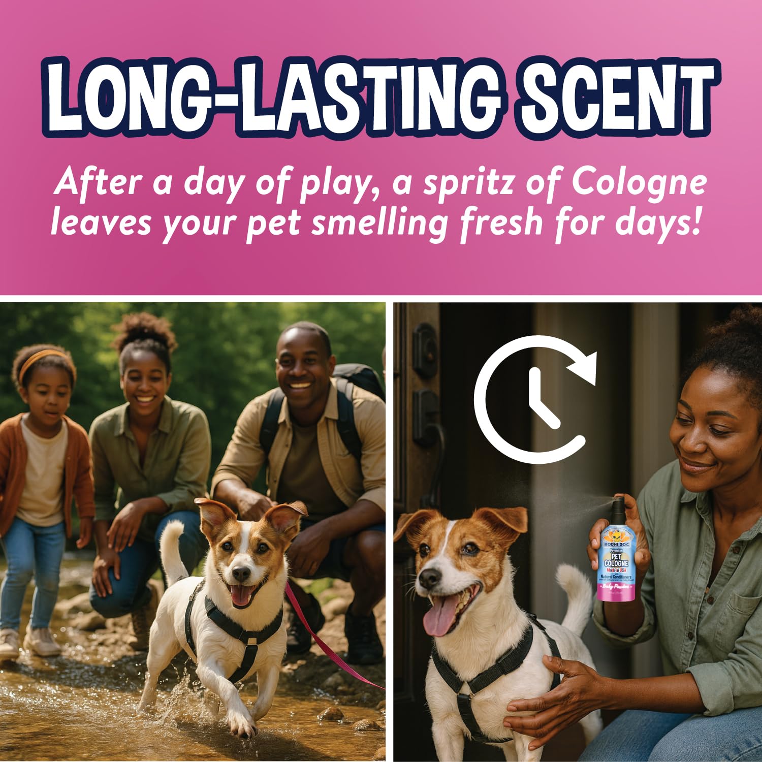 Grooming bundle packaging featuring Bodhi Dog products for pampered pets