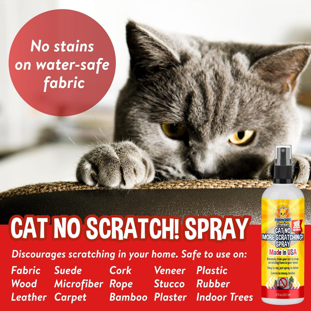 Bodhi Dog indoor-outdoor deterrent works on various surfaces to deter scratching.